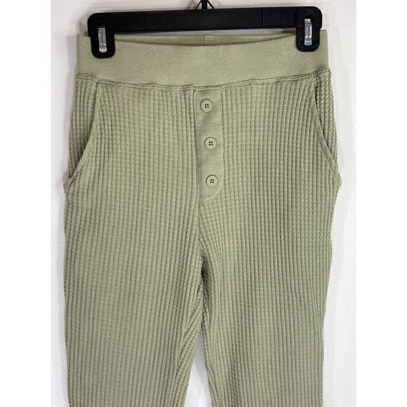 Jonathan Simkhai Waffle Knit Jogger Pants in Willow XS NWT - Picture 4 of 11
